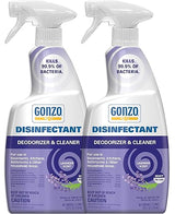 Gonzo Disinfectant Spray & All Purpose Cleaner - 24 Ounce (2 Pack) Lavender - Odor Eliminator, Disinfectant, Flood Fire Water Damage Restoration