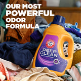 ARM & HAMMER Deep Clean Odor Formula Laundry Detergent Power Paks, Radiant Burst Scent, 32 Count, 32 Loads
