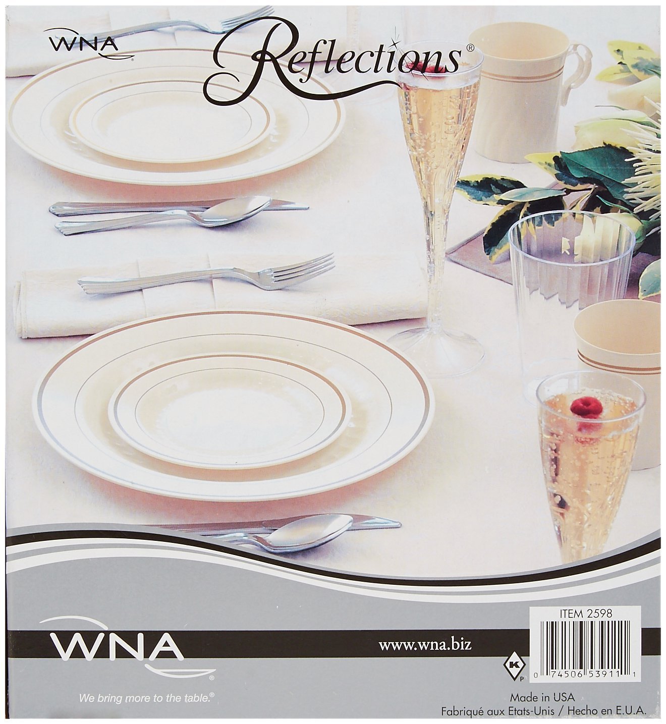Reflections Silver Plastic Cutlery - 160 Piece