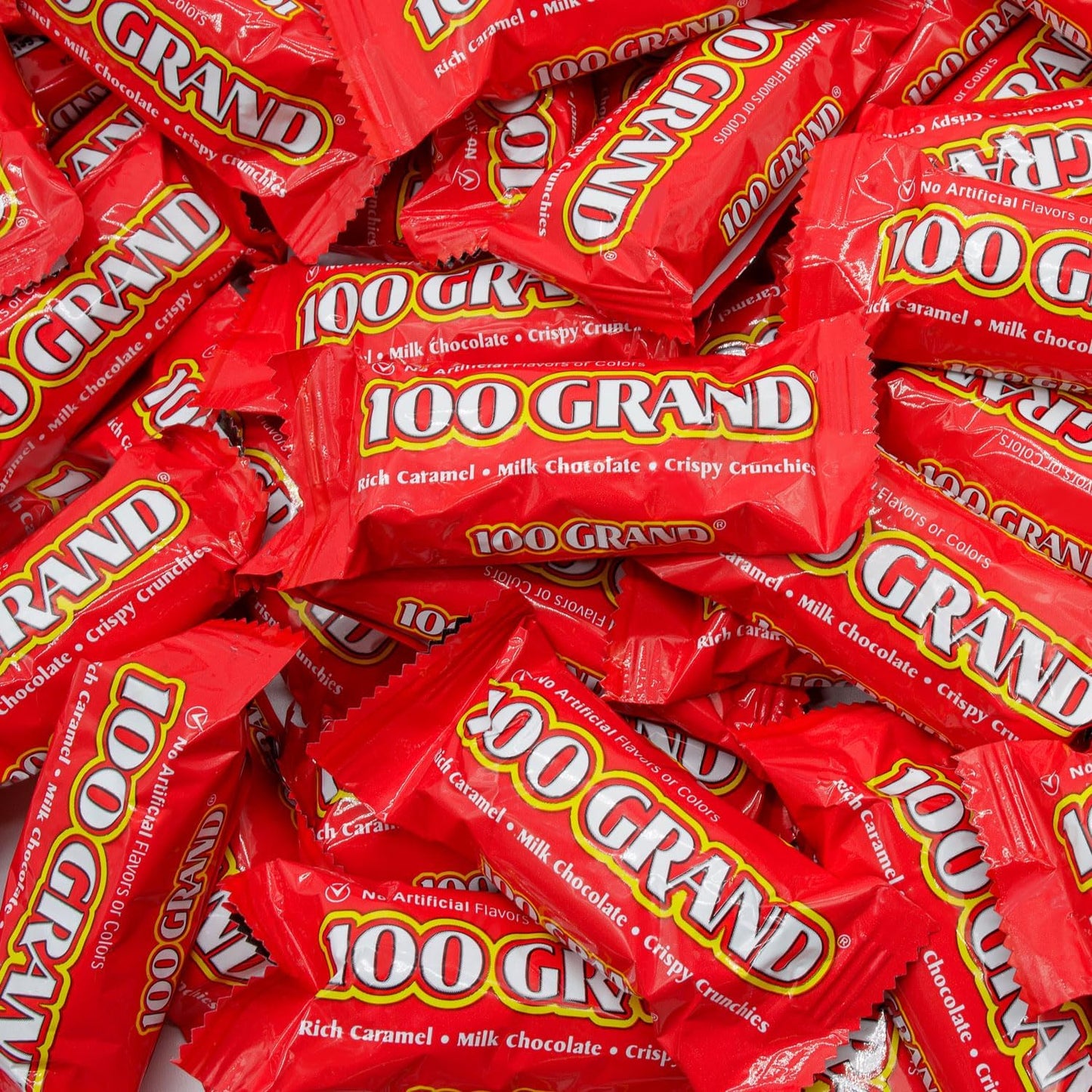 Candy Bar Fun Size 1 lb - Anti Melt Pack, Bulk Candies in Resealable Bag, Individually Wrapped (20 Pieces)
