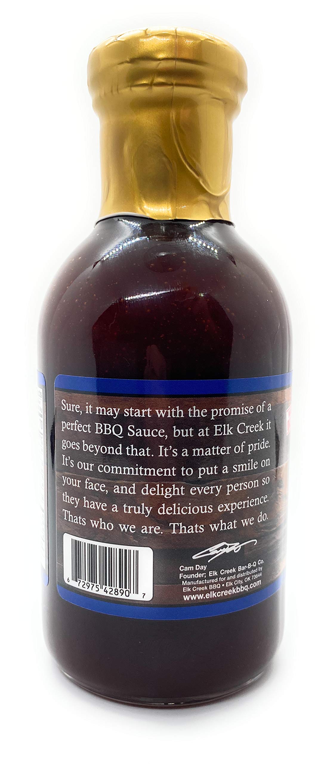 Country Style Original" BBQ Sauce by Elk Creek Bar-B-Q-Co. | Traditional Sweet & Savory Flavor | Best Barbeque Sauce | Dipping Sauce | Competition