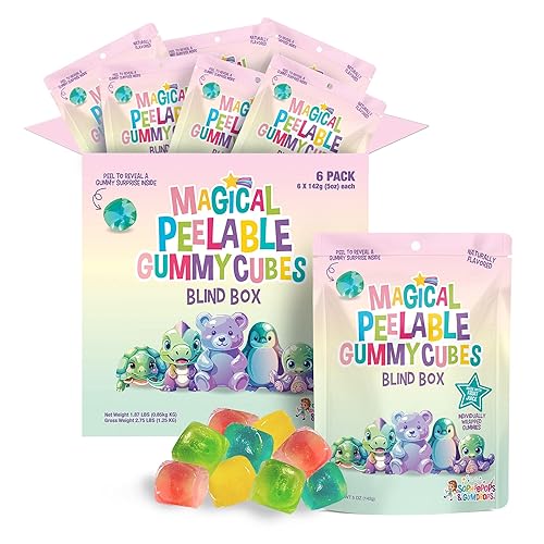 Peelable Gummy Cubes ~ Blind Box (5 oz, 6 PACK)