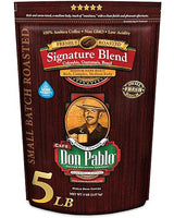 Don Pablo Gourmet Coffee - Signature Blend - Medium Dark Roast - Whole Bean Coffee - 100% Arabica Beans - Low Acidity and Non-GMO (80 Ounce, Original)