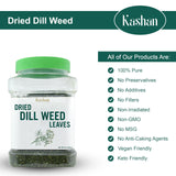 Kashan Dill Weed, Great Aromatic Seasoning for Food Flavoring, Salad, Soups and Meat, Garnish, Vegetarian 9oz (255g)