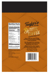 Taylor's Real Cream Butter Toffee Hard Candy, 12 Ounce Bags, 4 Count Pack