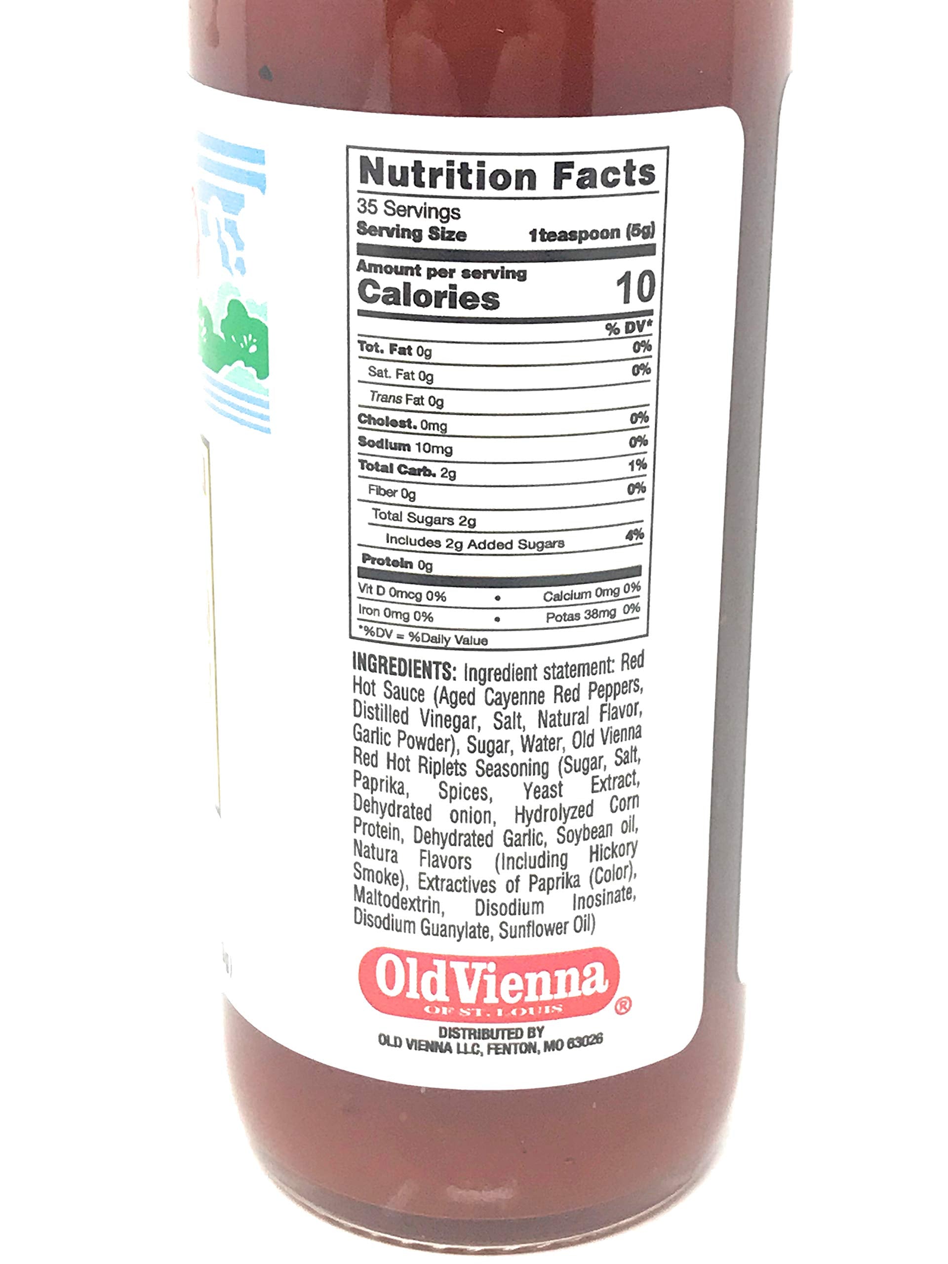 Old Vienna | Red Hot Riplet Sauce | 6 Oz/170 G