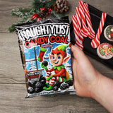 Naughty List Coal Candy, Funny Gag Gift Gummies, Sour Strawberry Flavored, Christmas Stocking Stuffer Treats, 4 Ounces (Pack of 3)