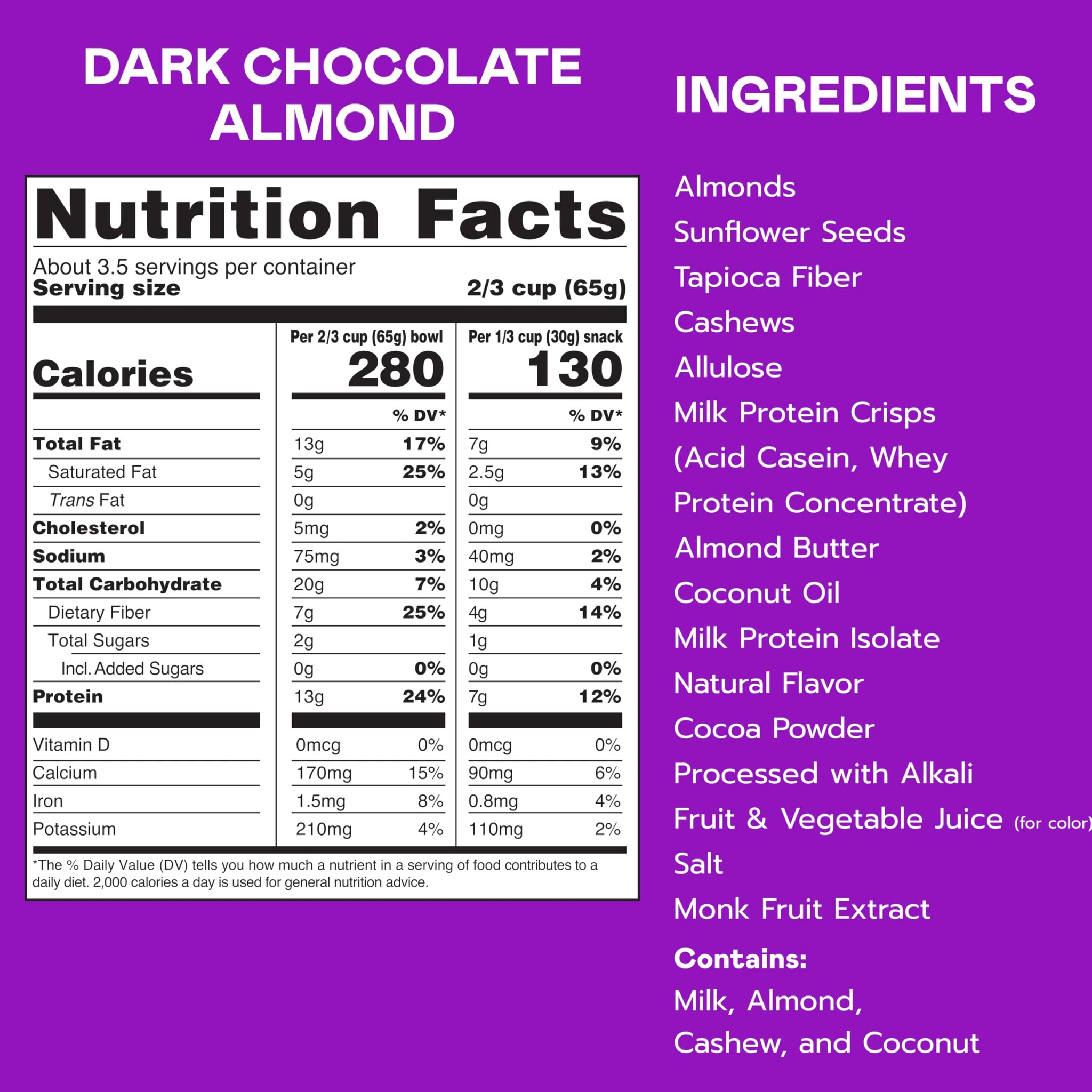 Magic Spoon Dark Chocolate Granola, 1 Pack