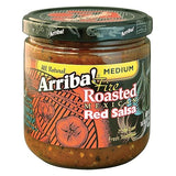 Arriba Fire Roasted Mexican Red Salsa Medium 16 Ounce (Pack of 6)