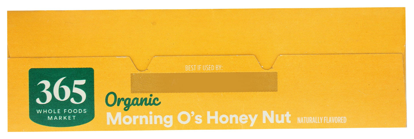 365 by Whole Foods Market, Organic Honey And Nut Morning O's Cereal, 12.2 Ounce