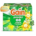 Gain Powder Laundry Detergent, Original Scent, 167 Loads, 154 OZ