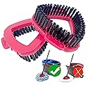 Scrub Brush Head for O Cedar, 2 PC Cedar Spin Mop Scrubber Replace Head 2-Tank, Ocedar Scrubbing Brush Mop, O'cedar Replacement Attachment