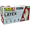 Mechanix Wear D04-00-011-100 - Latex Disposable Gloves - Powder Free, Textured (100 Pack)