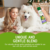 Green+Clean Natural Fabric Pet Refresher Spray - Carpet Cleaner, Cleans Kitty Litter and Dog Poop from Carpet, Upholstery, and More - Couch Cleaner