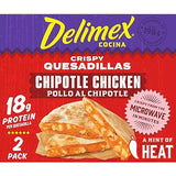 Delimex Chipotle Chicken Crispy Quesadillas, 8 oz box