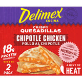 Delimex Chipotle Chicken Crispy Quesadillas, 8 oz box