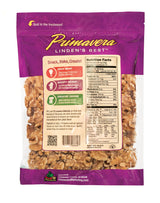 Primavera Walnuts Halves and Pieces 1lb - Raw Unsalted Walnuts 100% California Grown