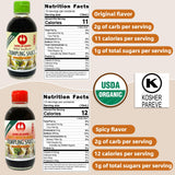 Wan Ja Shan Organic Dumpling Sauce 6.7 Oz, Pack of 2, GLUTEN FREE, FAT FREE, MILD SODIUM Great for Dumpling Dipping-Gyoza Dipping, MADE IN USA (Hot)