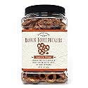 Everton Toffee Toasted Pecan Flavor Butter Toffee Pretzels, Sweet & Salty Gourmet Pretzel Snack, Small Batch Made & Handcrafted, Crunchy Dessert Treat