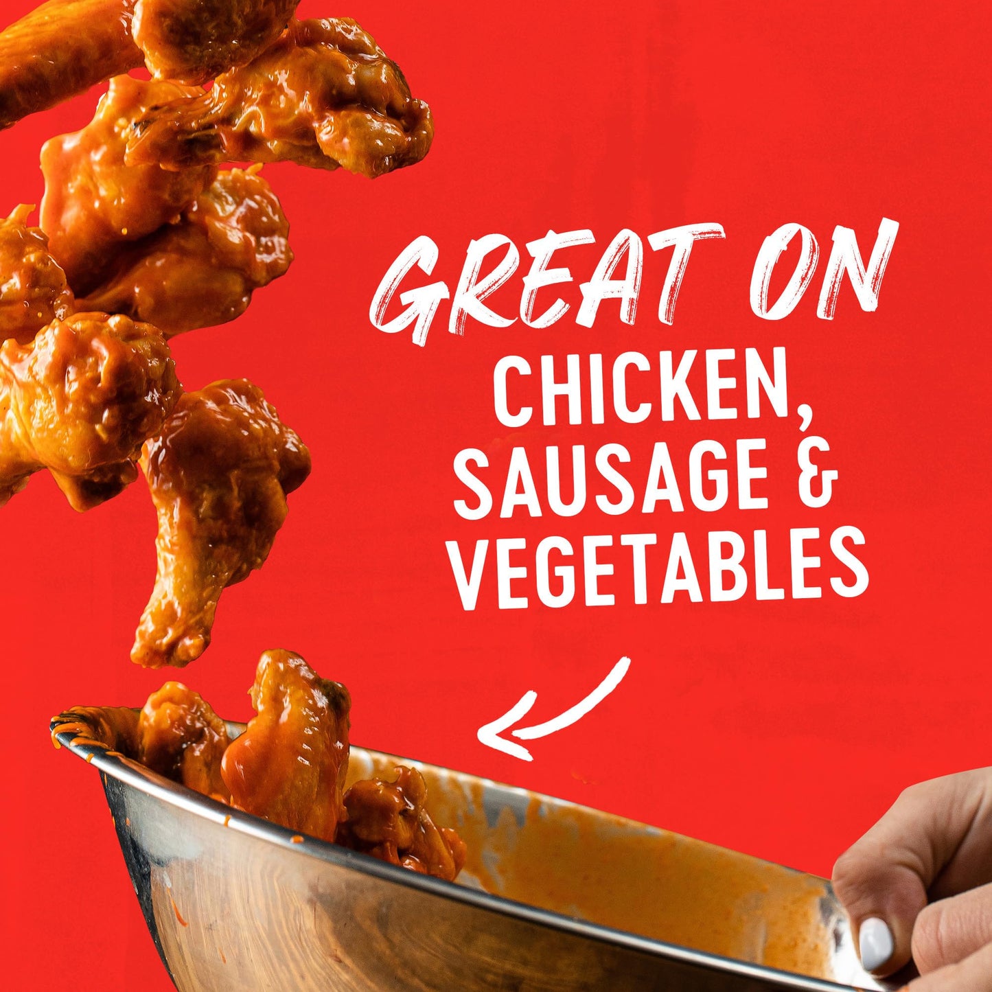 Frank’s RedHot Wing Sauce & Dip, Spicy Maple, Moderate Heat, Sweet & Spicy, Made for Chefs, For Chicken, Sausage, Vegetables, Brunch, Glazes