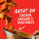Frank’s RedHot Wing Sauce & Dip, Spicy Maple, Moderate Heat, Sweet & Spicy, Made for Chefs, For Chicken, Sausage, Vegetables, Brunch, Glazes