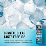 HVAC Guys Ice Machine Cleaner and Descaler 16oz (5 Uses) Removes Scale and Mineral Buildup for Clean, Fresh-Tasting Ice, Nickel and Tin Safe, Made in