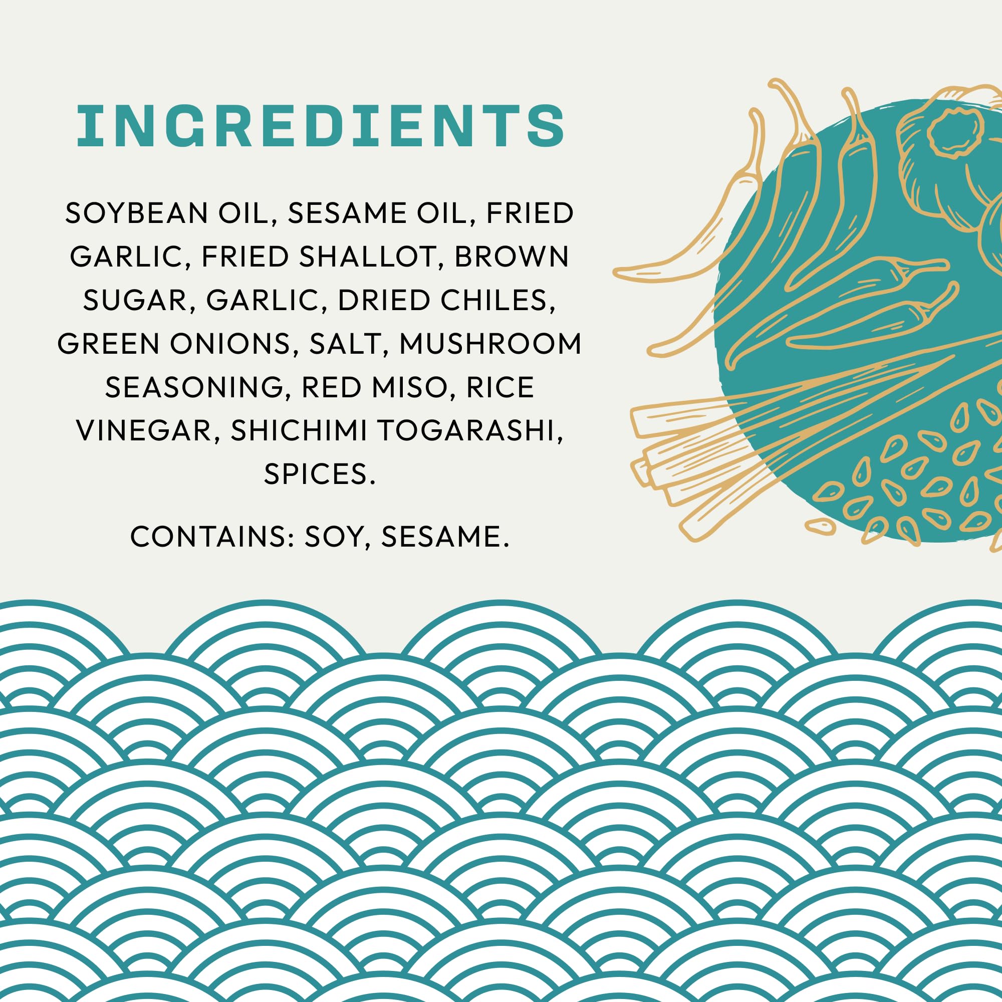 Crispy Crunchy Chili Crisp - The Ultimate Crunchy Texture Topping For Sushi, Dumplings, Eggs, Salad, Dips & More! | Premium Chili Oil W/A Hint