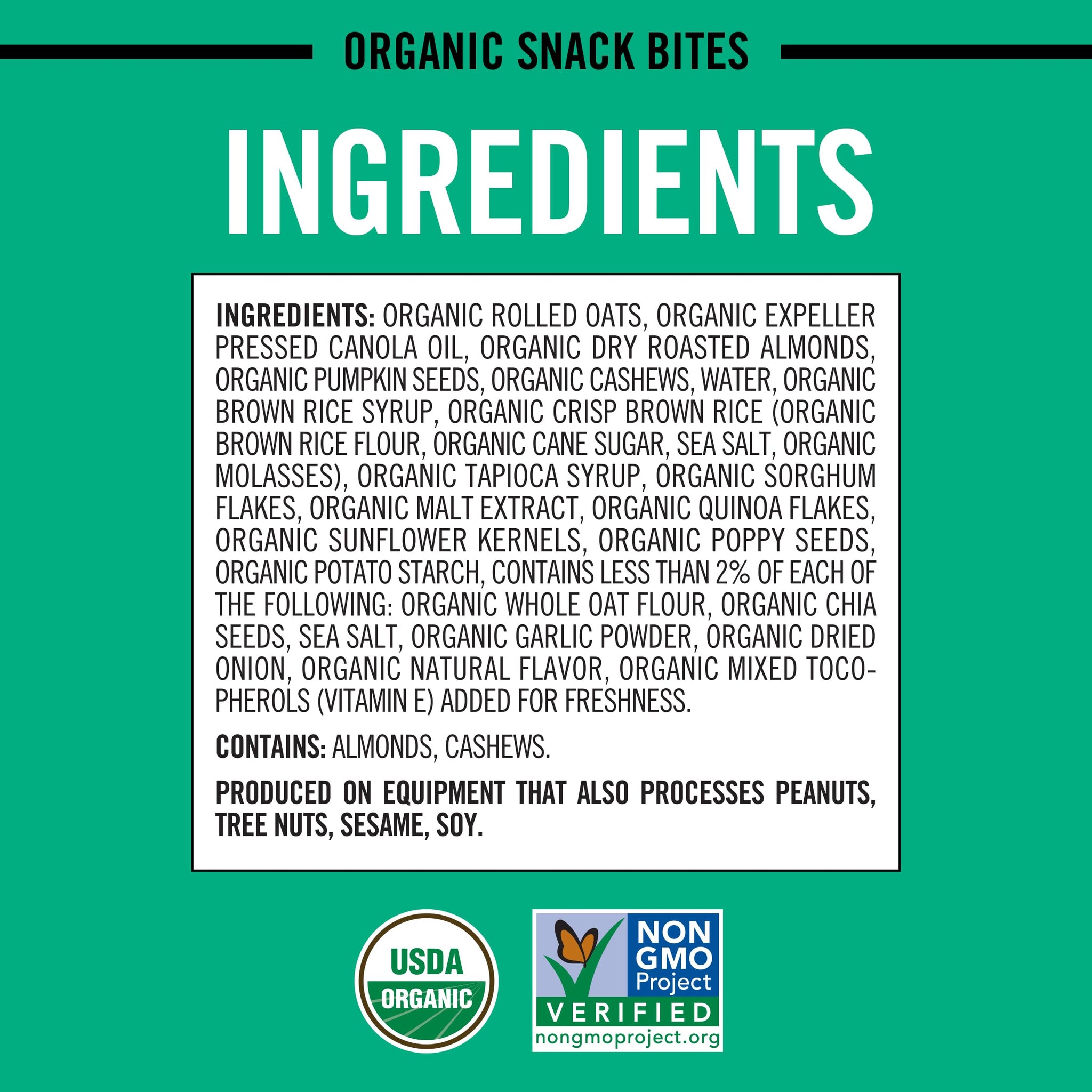 Dave's Killer Bread Epic Everything Organic Snack Bites, Everything Flavor Organic Snacks, 7.2 oz