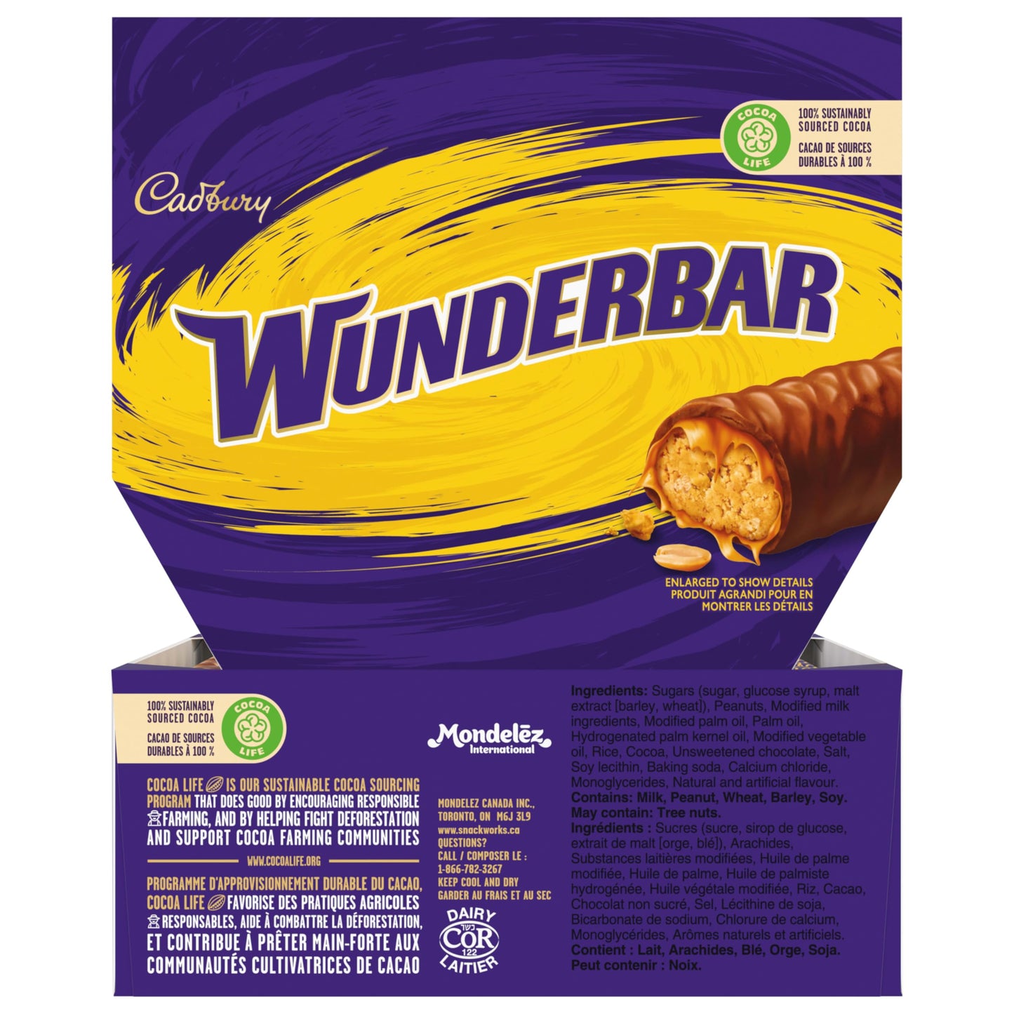 Cadbury Wunderbar Chocolate Bars, 24ct, Imported from Canada)