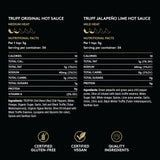 TRUFF Jalapeño Lime Hot Sauce Combo Pack - Gourmet Hot Sauce Set of the Original (6 oz) and the Jalapeño Lime (6 oz), Unique Flavor Experiences