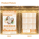 Plant Gift 100% Pure Coconut Powder ??? Natural Powder, Great Flavor for Drinks, Smoothie, Yogurt, Baking, cookies, cakes and Beverages, Non-GMO
