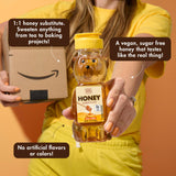 ChocZero Sugar-Free Honey Substitute - 1:1 Natural Honey Equivalent, Keto & Vegan Friendly, 10.5 oz Bottle