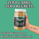 Pork King Good Italian Pork Rind Crumbs (Low Carb Keto Diet)! Perfect For Ketogenic, Paleo, Gluten-Free, Sugar Free and Bariatric Diets. 0 Carbs!