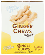 Prince Of Peace Original Flavor Ginger Chew Plus+, Gluten Free, 3 Ounces (Pack of 6)