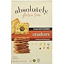 Absolutely Gluten Free, Crackers, Cracked Pepper, 4.4oz [Pack of 6]