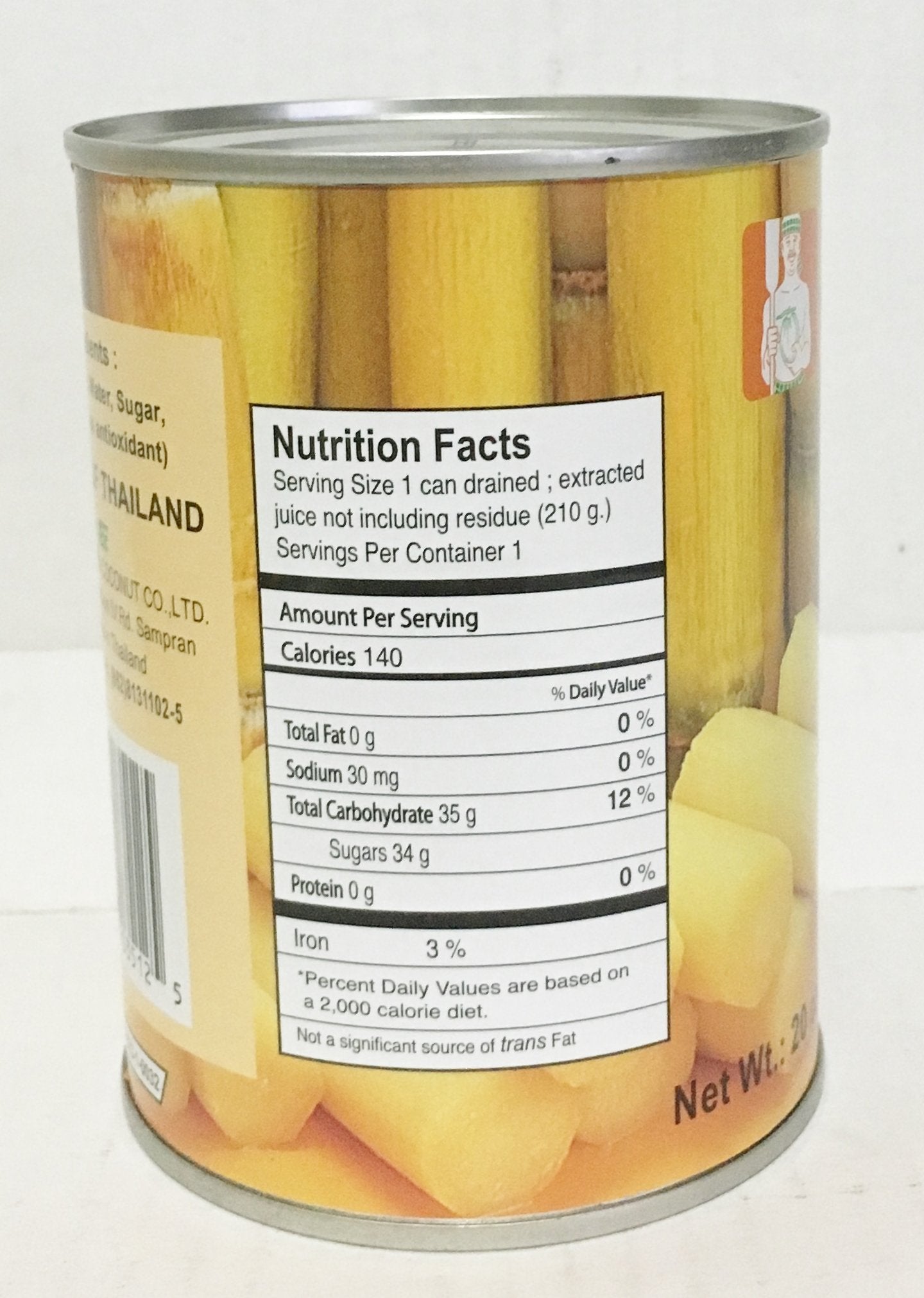 Chaokoh Sugar Cane in Syrup