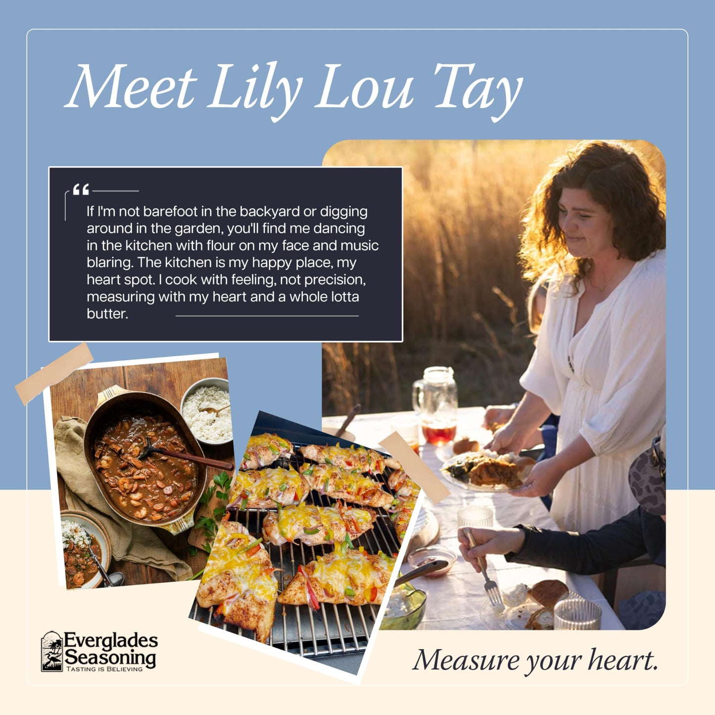 Everglades Lily Lou Tay's Southern Magic Seasoning - All-Purpose Southern Spice Blend - 6 oz