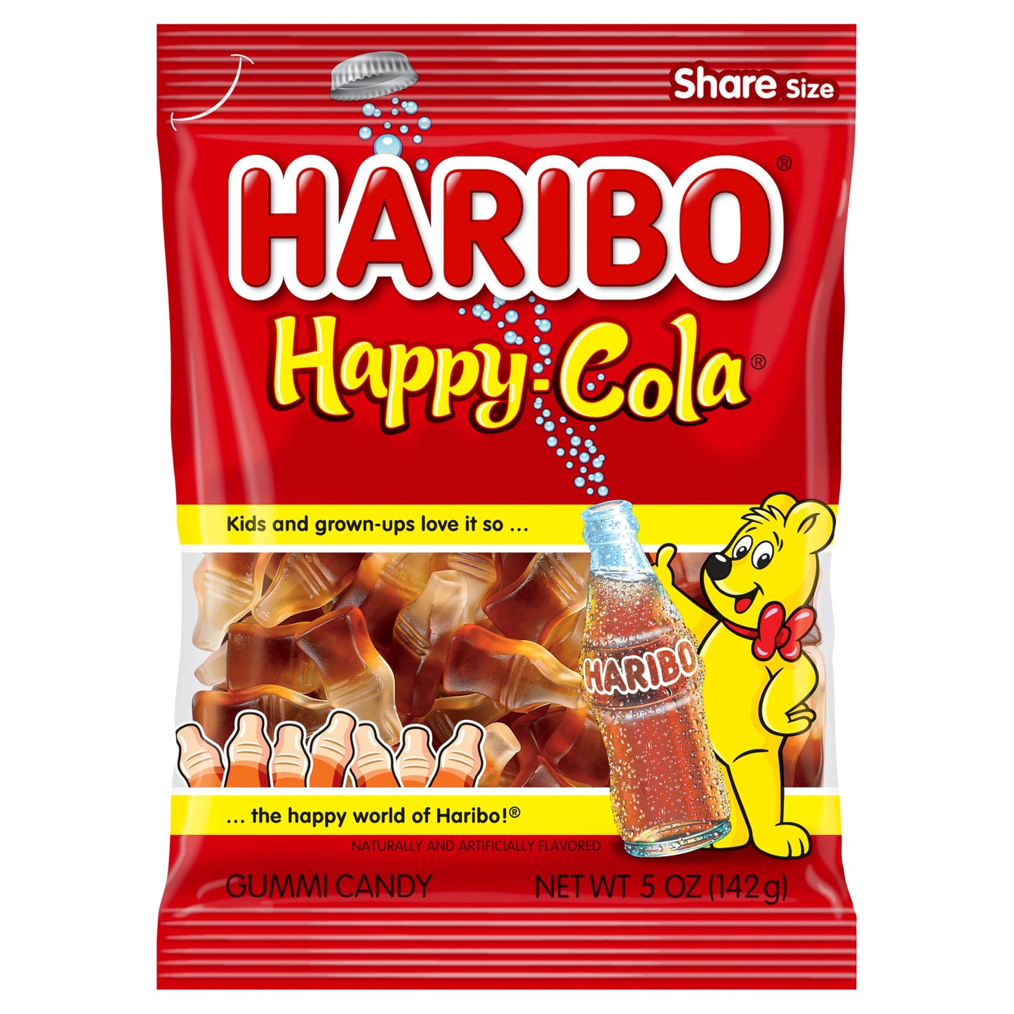 Haribo Happy-Cola Gummies Bag, 5 oz