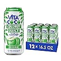 Vita Coco Coconut Juice, Original with Pulp | Big, Bold Coconut Taste | Sweet, Refreshing Hydration for Meals | 16.9 oz can (Pack of 12)