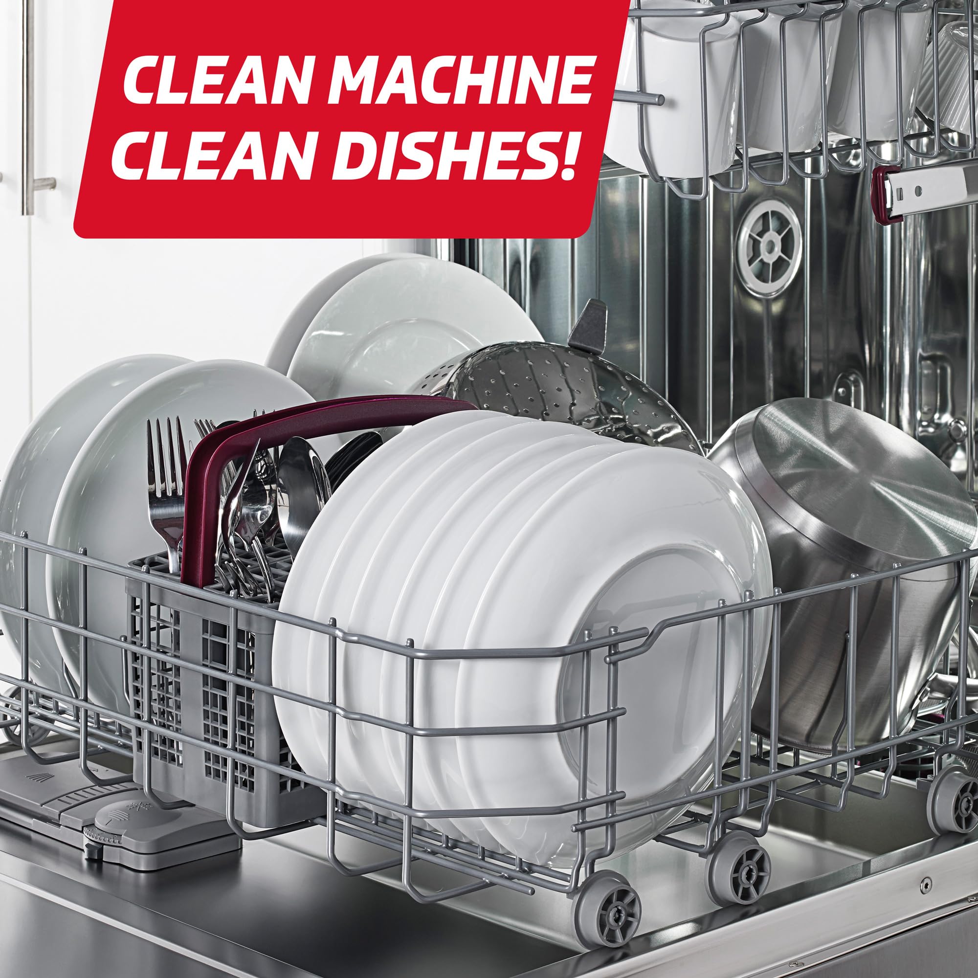 Velocity Dishwasher Cleaner and Deodorizer - 8 Uses Per Bottle. Dishwasher Cleaner and Descaler Deodorizes Interior for Sparkling Dishes, Freshens