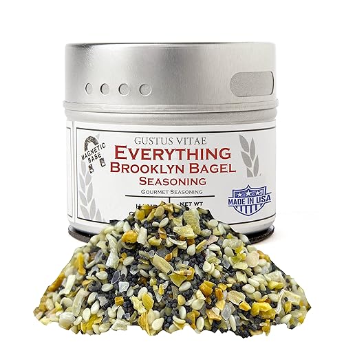 Everything Bagel Seasoning | Gourmet Spice Mix | All Natural, Non GMO | Artisanal Seasoning | Sustainably Sourced, GLP-1 Friendly | Ultra Premium