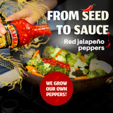 Underwood Ranches Limited Edition Dragon Sambal Sauce - Hot Sauce for Eggs, Pizza, Mexican Dishes, and More - Holiday Gift for Christmas 18 oz - 1