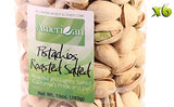(Six) 10oz Gourmet Style Bags of Roasted Lightly Salted Californian Pistachios [60oz. / 3¾ lbs.]