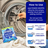 Dropps Odor & Stain Laundry Detergent Pods, Crisp Breeze (32 Count) - Powerful Laundry Pods | Complete Clean Laundry Soap | Fights Odors & Stains |
