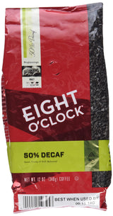 Eight O'Clock 50% Decaf Ground Coffee
