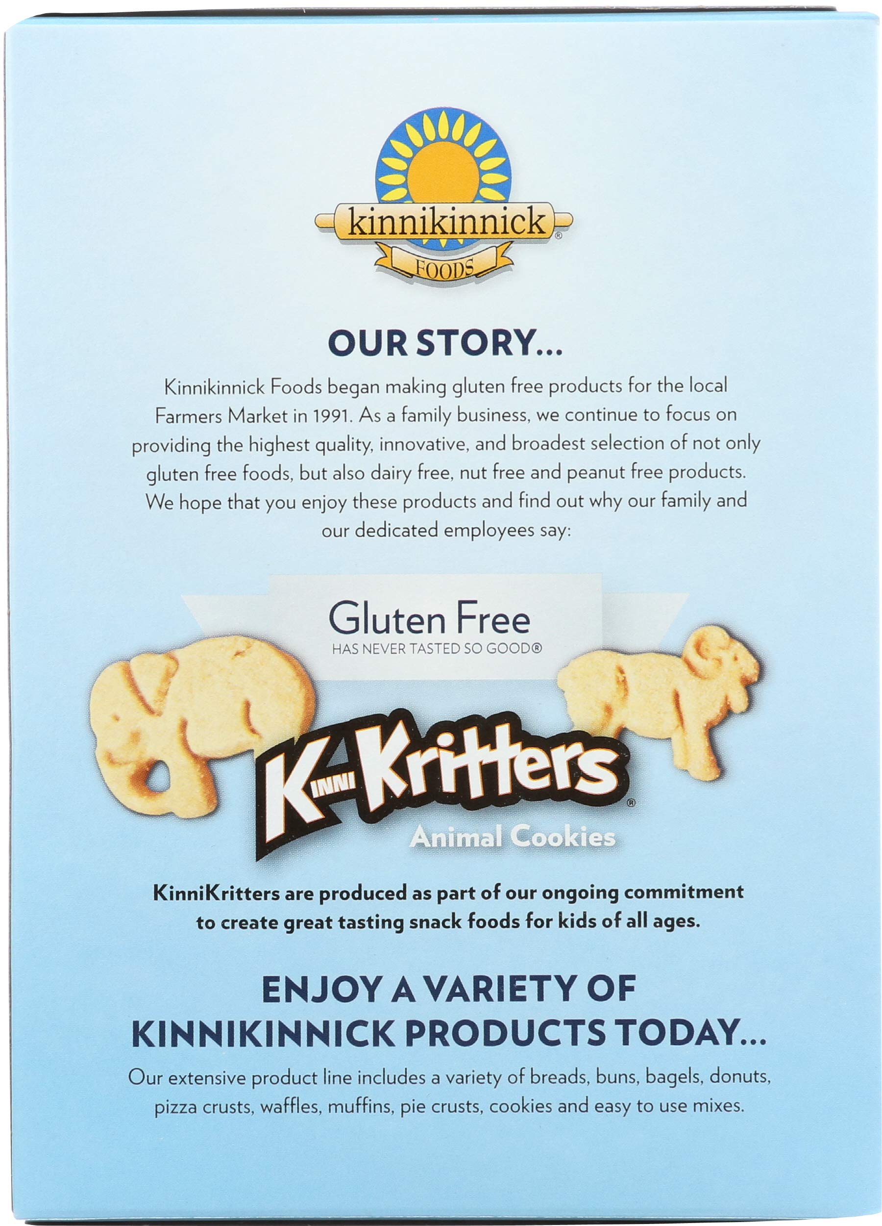 Kinnikinnick KinniKritters Animal Cookies Gluten Free - 8 oz