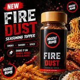 NoodleBomb Fire Dust Chili Sesame Seasoning Blend - Smoky Savory Heat - 3.2 oz Shaker