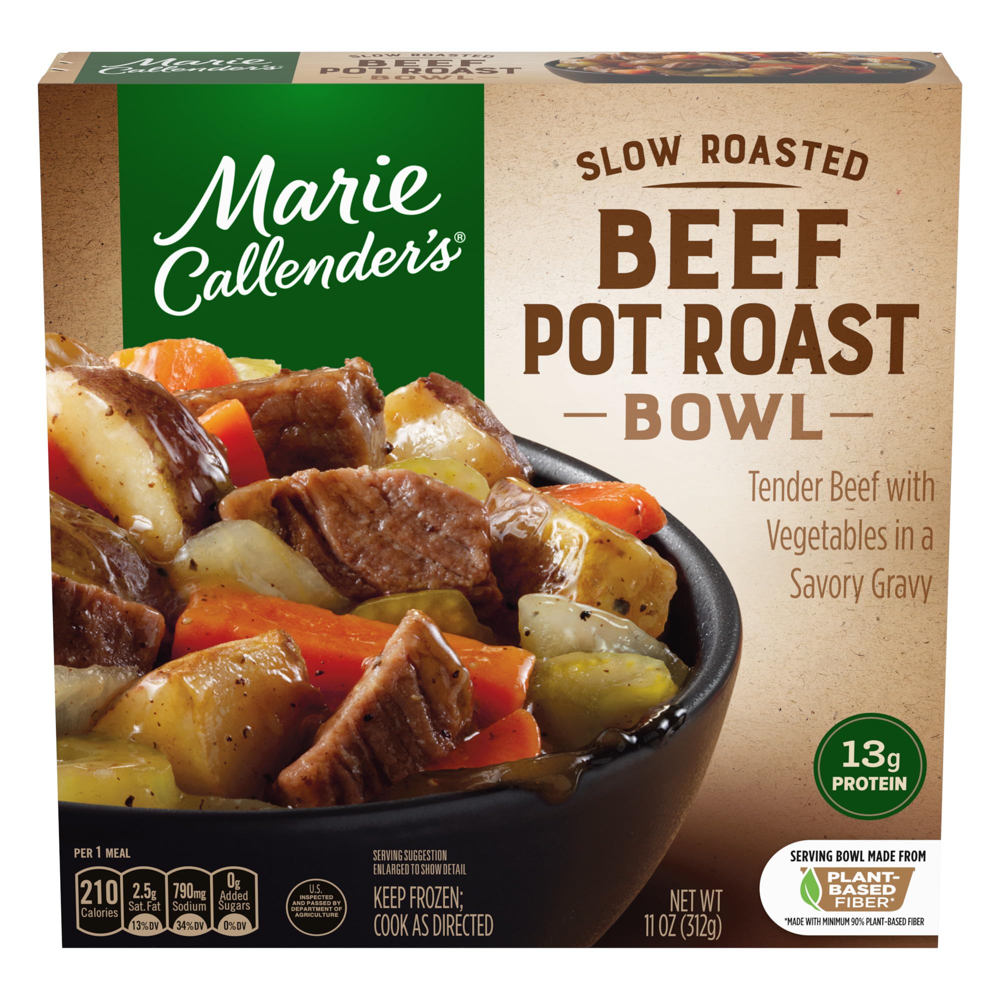 Marie Callenders Slow Roasted Beef Pot Roast Bowl, 11 OZ