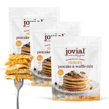 Jovial Organic Einkorn Pancake & Waffle Mix - Pancake Mix, Premium Batter Flour for Waffle Maker, Fast & Easy Breakfast Food, Non-GMO, USDA Organic - 16 oz (Pack of 3)
