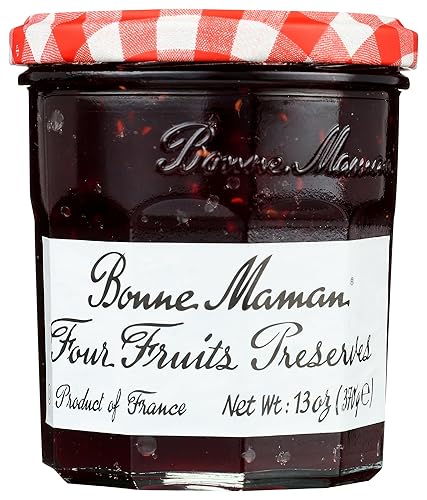 Bonne Maman, Preserve Four Fruit, 13 Ounce